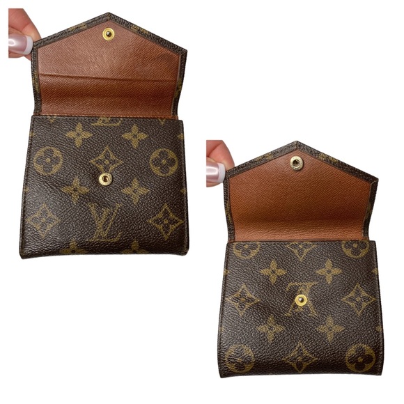 Authentic Louis Vuitton Vintage Compact Elise Brown Monogram Wallet 1980โs - Picture 7 of 16